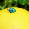 Enchanting Pear Shattuckite Ring - Image 3