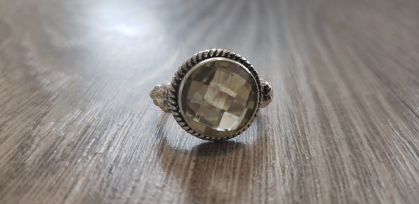 Sunlit Radiance: Sterling Silver Lemon Quartz Ring - Image 6