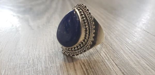 Sterling Silver Lapis Lazuli Ring - Image 3