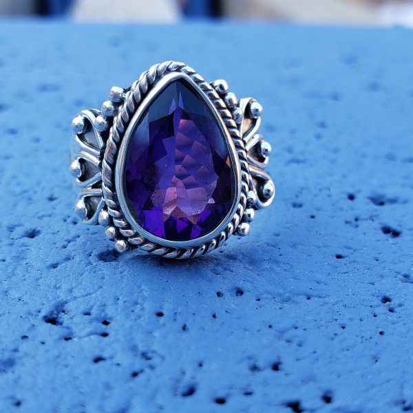 Enchanted Amethyst Sterling Silver Ring - Image 6