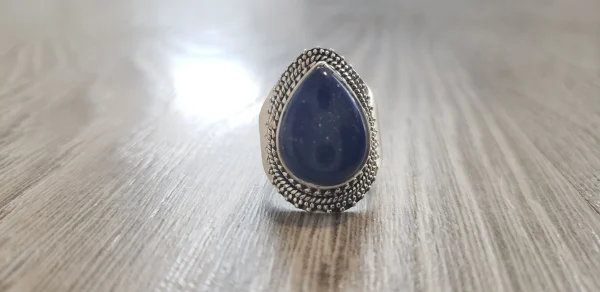 Sterling Silver Lapis Lazuli Ring - Image 4