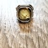 Sterling Silver Lemon Quartz Statement Ring - Image 4