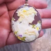 Timeless Elegance: Sterling Silver Cameo Pendant - Image 4