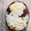 Timeless Elegance: Sterling Silver Cameo Pendant - Image 2