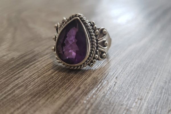 Enchanted Amethyst Sterling Silver Ring - Image 3