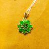 Natural Peridot Cluster Pendant in .925 Sterling Silver - Image 5