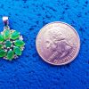 Natural Peridot Cluster Pendant in .925 Sterling Silver - Image 3