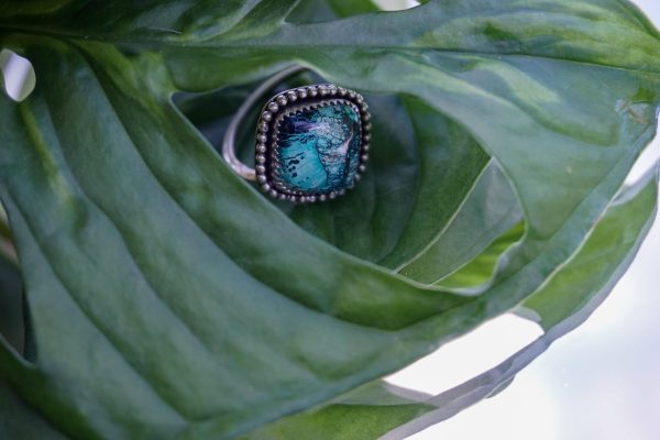 Whispers of the Earth-Shattuckite Sterling Silver Ring - Image 6