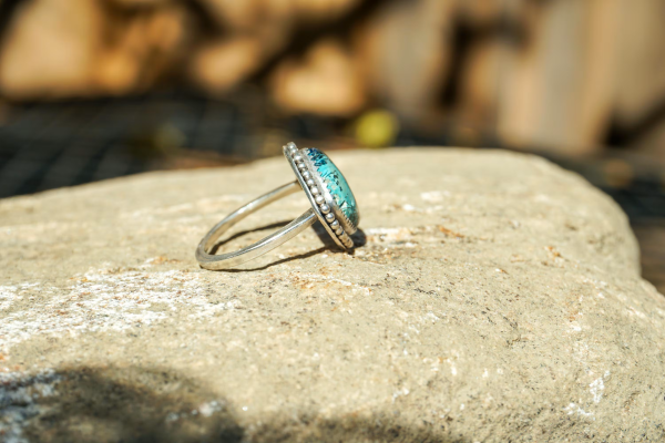 Whispers of the Earth-Shattuckite Sterling Silver Ring - Image 4