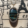 Aurora-Inspired Multi Tiger Eye Pendant - Image 4