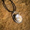Natural Scenic Dendritic Opal necklace